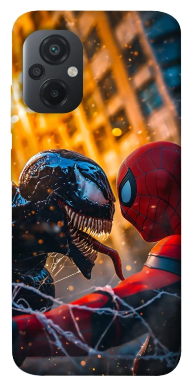 Чохол на Xiaomi Poco M5 Venom vs Spiderman фото 1 з 1