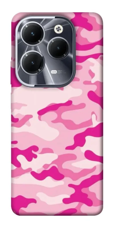 Чехол на Infinix Hot 40 Pro camouflage pink фото 1 из 1