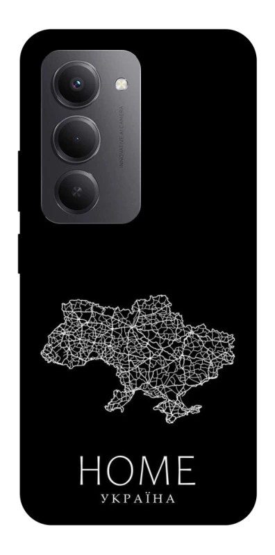 Чохол на Xiaomi Redmi 15 (Global) Ukraine black map фото 1 з 1