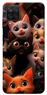 Чохол на Samsung Galaxy A12 happy cats фото 1 з 1