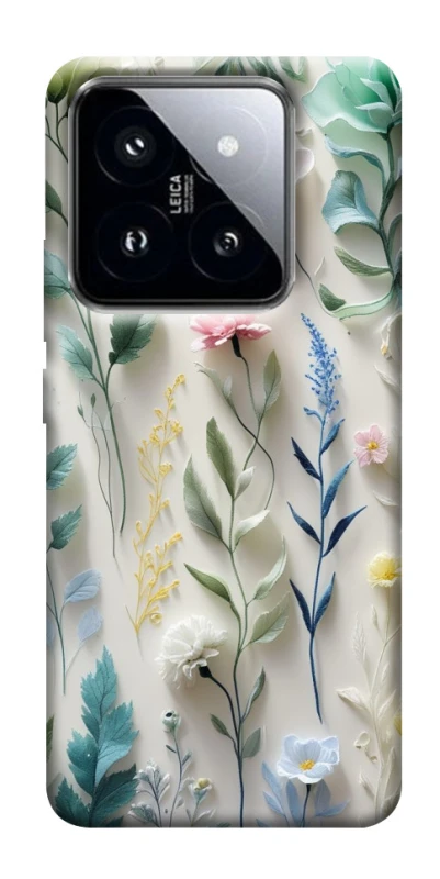 Чохол на Xiaomi 14 Pro Floral design ver.3 фото 1 з 1