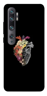Чохол на Xiaomi Mi Note 10 / Note 10 Pro / Mi CC9 Pro Heart with flowers фото 1 з 1