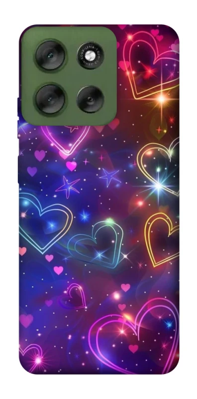 Чохол на Motorola Moto G56 5G Drawn hearts фото 1 з 1