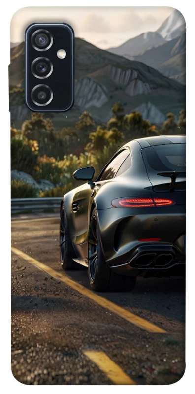 Чехол на Samsung Galaxy M52 Car in the mountains фото 1 из 1