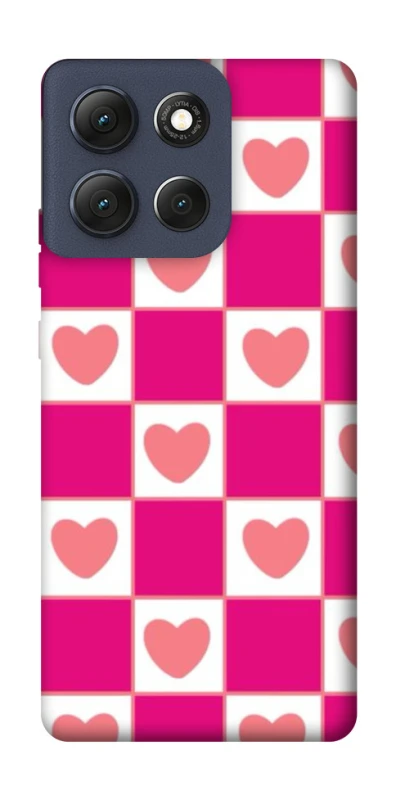 Чохол на Motorola Moto G86 Chess heart фото 1 з 1