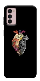 Чехол на Motorola Moto G42 Heart with flowers фото 1 из 1