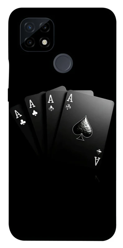 Чехол на Realme C21 Black Cards фото 1 из 1