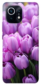 Чохол на Xiaomi Mi 11 Фіолетові тюльпани фото 1 з 1
