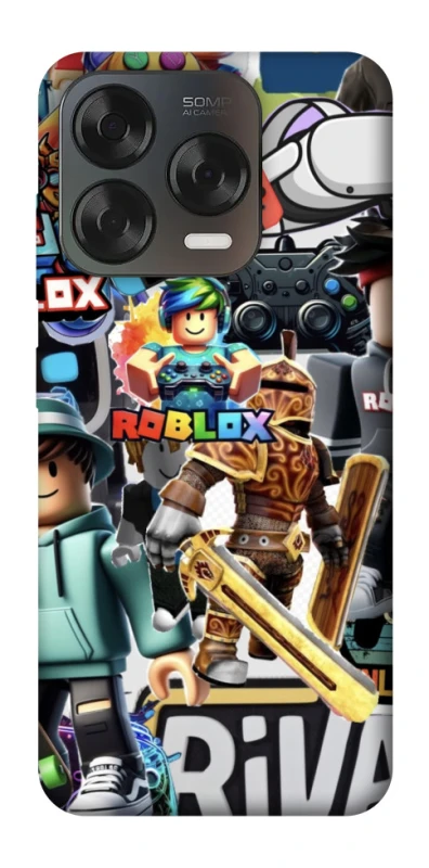 Чехол на ZTE Blade V70 Design Roblox collage ver.1 фото 1 из 2