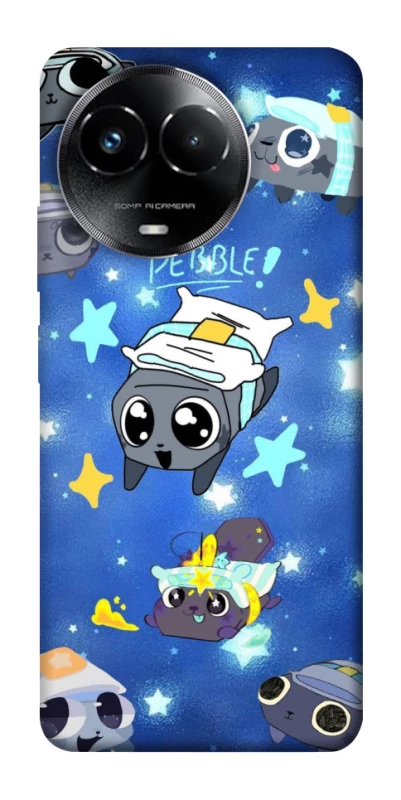 Чохол на Realme C67 4G Pebble kitten stars фото 1 з 1