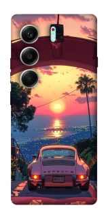 Чехол на Tecno Camon 40 Pro Porsche at sunset фото 1 из 1