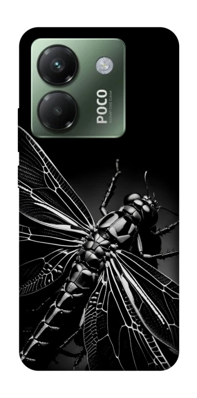 Чохол на Xiaomi Poco M7 pro 5G Black dragonfly фото 1 з 1