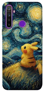 Чехол на Realme 5 Pikachu and Van Gogh фото 1 из 1