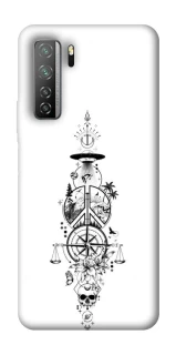 Чехол на Huawei Nova 7 SE Tattoo ver.7 фото 1 из 1