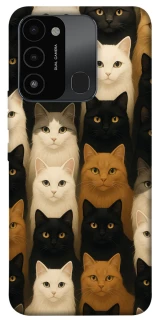 Чехол на TECNO Spark 8C Colorful Cat Collage фото 1 из 1