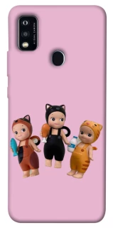 Чохол на ZTE Blade A51 Cat Cafe Trio фото 1 з 1