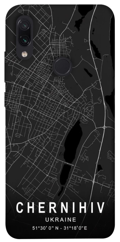 Чохол на Xiaomi Redmi Note 7 / Note 7 Pro / Note 7s Chernihiv map фото 1 з 1