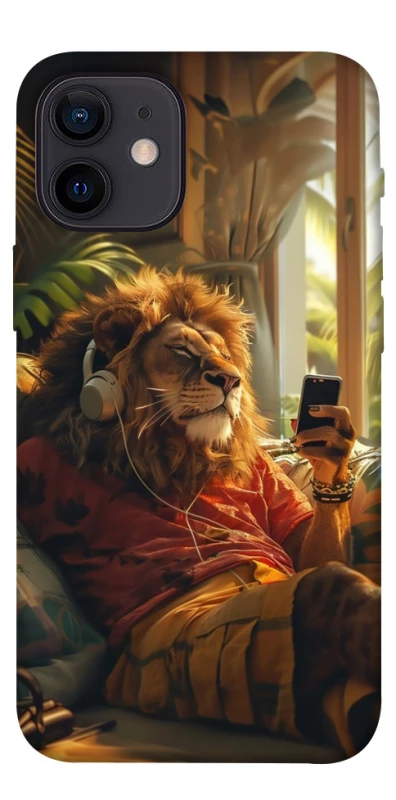 Чехол на Apple iPhone 12 mini (5.4") Лев v2 фото 1 из 1