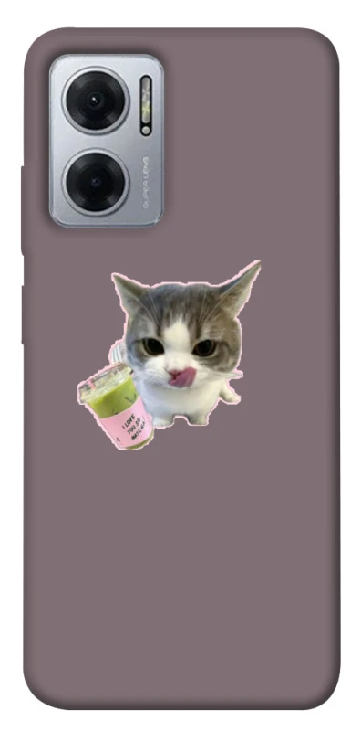 Чохол на Xiaomi Redmi Note 11E cat matcha фото 1 з 1