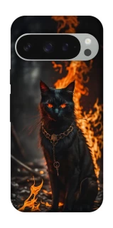 Чохол на Google Pixel 10 Pro XL Вогняний кіт фото 1 з 1