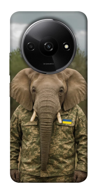 Чохол на Xiaomi Redmi A3 Слон захисник фото 1 з 1