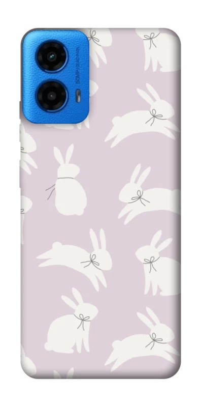 Чехол на Motorola Moto G45 Bunny Kisses фото 1 из 1
