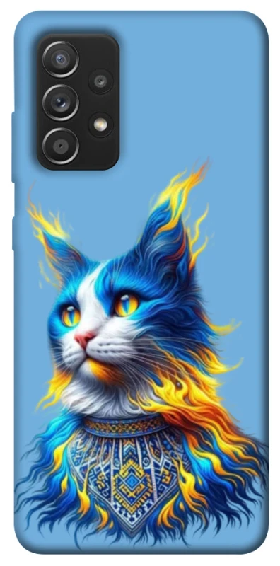 Чохол на Samsung Galaxy A52 4G / A52 5G Кіт патріот фото 1 з 1