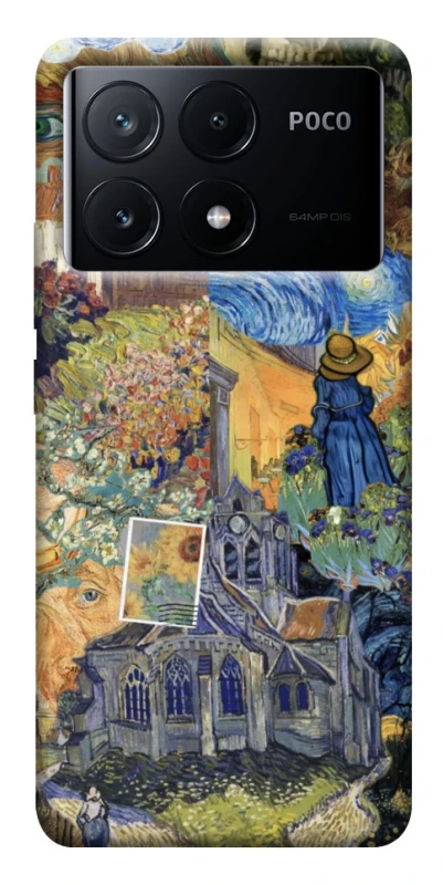 Чохол на Xiaomi Poco X6 Van Gogh collage фото 1 з 1