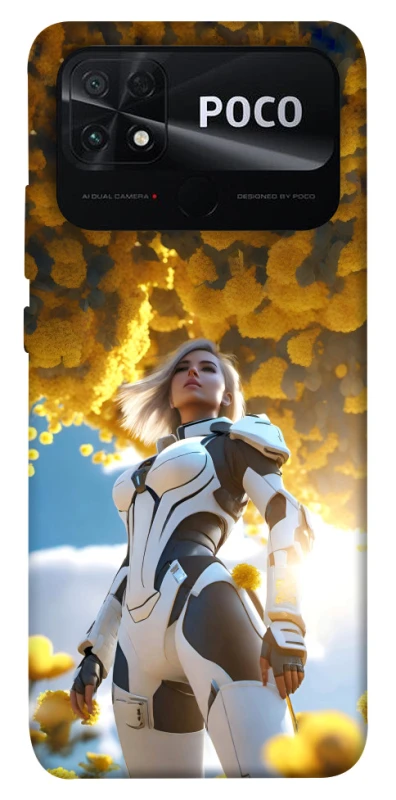 Чохол на Xiaomi Poco C40 Cyber space girl ver.3 фото 1 з 1
