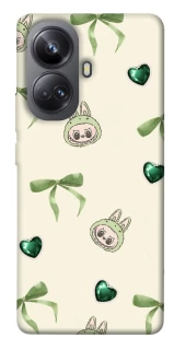 Чохол на Realme 10 Pro+ Labubu Green Heart фото 1 з 1