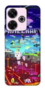 Чохол на Xiaomi Poco M6 4G Minecraft world фото 1 з 1