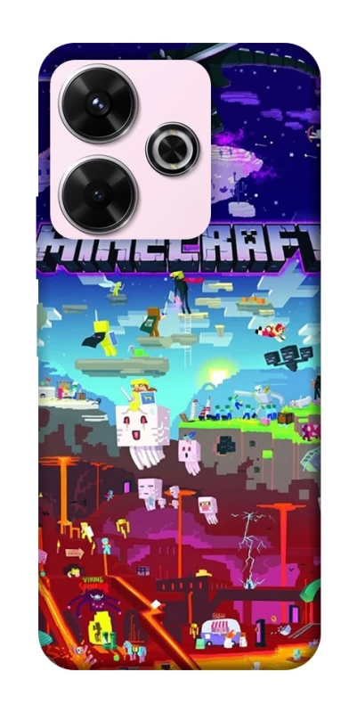 Чохол на Xiaomi Redmi 13 4G Minecraft world фото 1 з 1