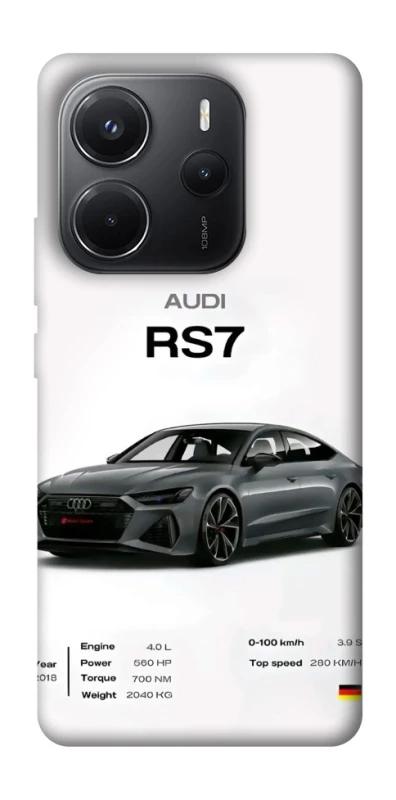 Чехол на Xiaomi Redmi Note 14 4G (Int. version) Audi RS7 фото 1 из 1