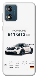 Чехол на Motorola Moto E13 Porsche 911 GT3 фото 1 из 1