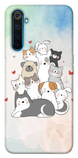 Чохол на Realme 6 Pro Funny Pets ver.2 фото 1 з 1