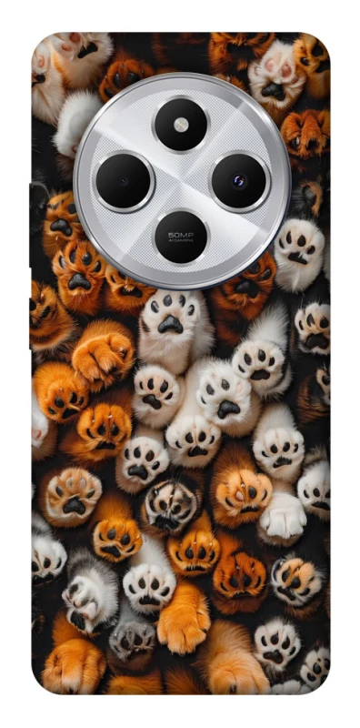 Чехол на Xiaomi Redmi 14C / Poco C75 Сat paws фото 1 из 1