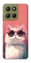 Чохол на Motorola Moto G15 4G Сat with glasses фото 1 з 1