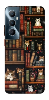Чехол на Realme C65 4G Cats & Books фото 1 из 1