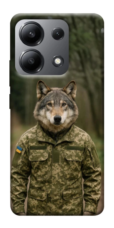 Чохол на Xiaomi Redmi Note 13 4G Вовк захисник фото 1 з 1