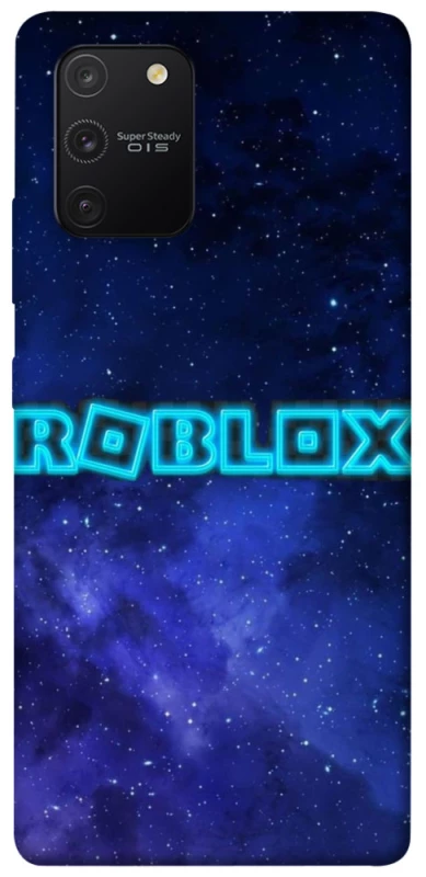 Чохол на Samsung Galaxy S10 Lite Roblox Space Logo Blue фото 1 з 1
