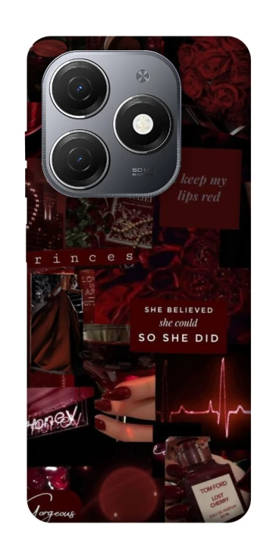 Чехол на TECNO Spark 20 Hot collage ver.2 фото 1 из 1