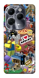 Чехол на Infinix Hot 40 Roblox collage ver.5 фото 1 из 1