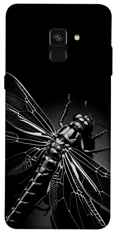 Чехол на Samsung A530 Galaxy A8 (2018) Black dragonfly фото 1 из 1