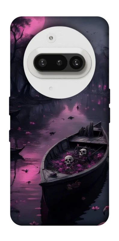 Чехол на Nothing Phone (3a) Boat and flamingo фото 1 из 1