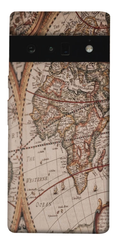 Чехол на Google Pixel 6 Pro Карта путешествий фото 1 из 1