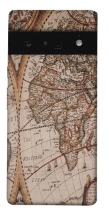 Чехол на Google Pixel 6 Pro Карта путешествий фото 1 из 1