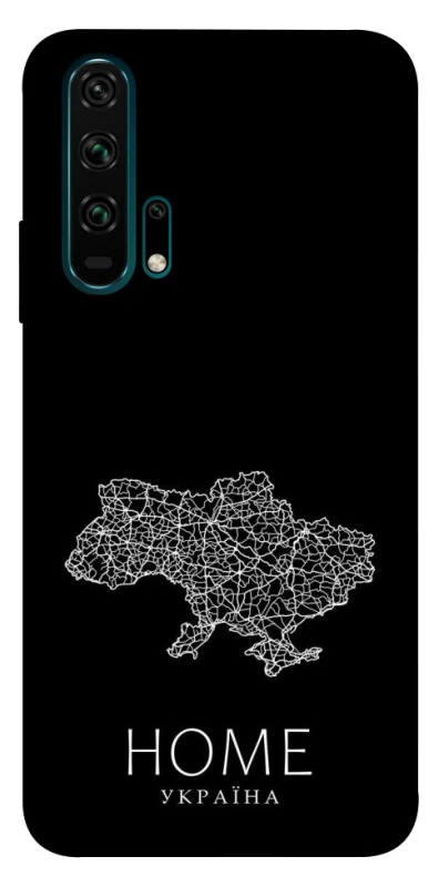 Чохол на Huawei Honor 20 Pro Ukraine black map фото 1 з 1