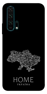 Чохол на Huawei Honor 20 Pro Ukraine black map фото 1 з 1