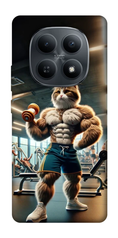 Чехол на Xiaomi Redmi Note 15 4G/5G (EU) Качок кот фото 1 из 1