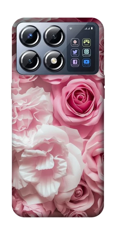 Чехол на Xiaomi POCO X8 Pro Розовые цветы фото 1 из 1